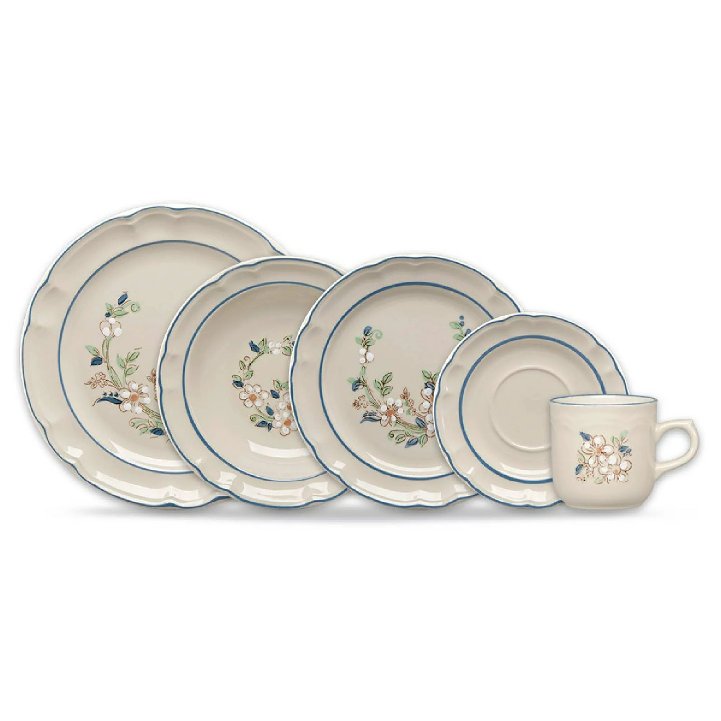 Vajilla Santa Anita Victoria 30pzas. - Cocinalia.store