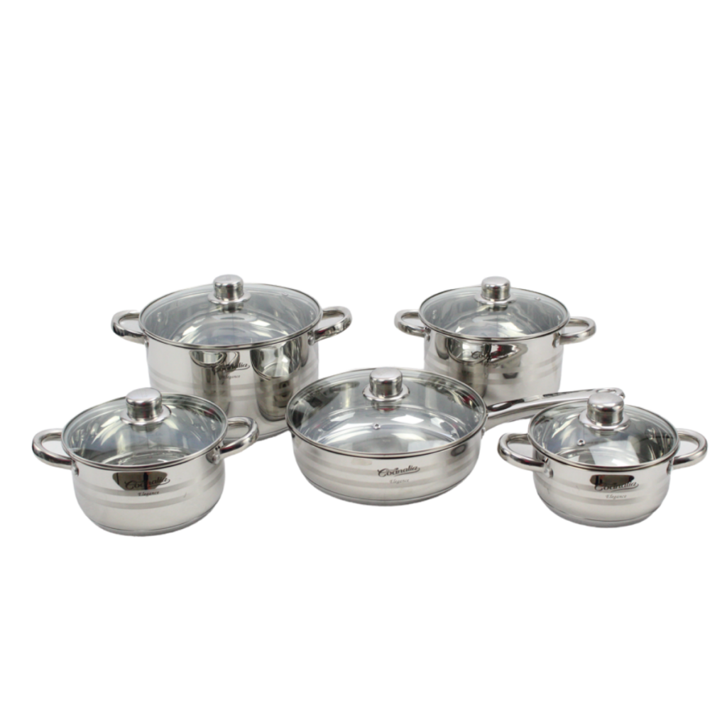 Bateria Cocinalia Elit 10pzas. - Cocinalia.store