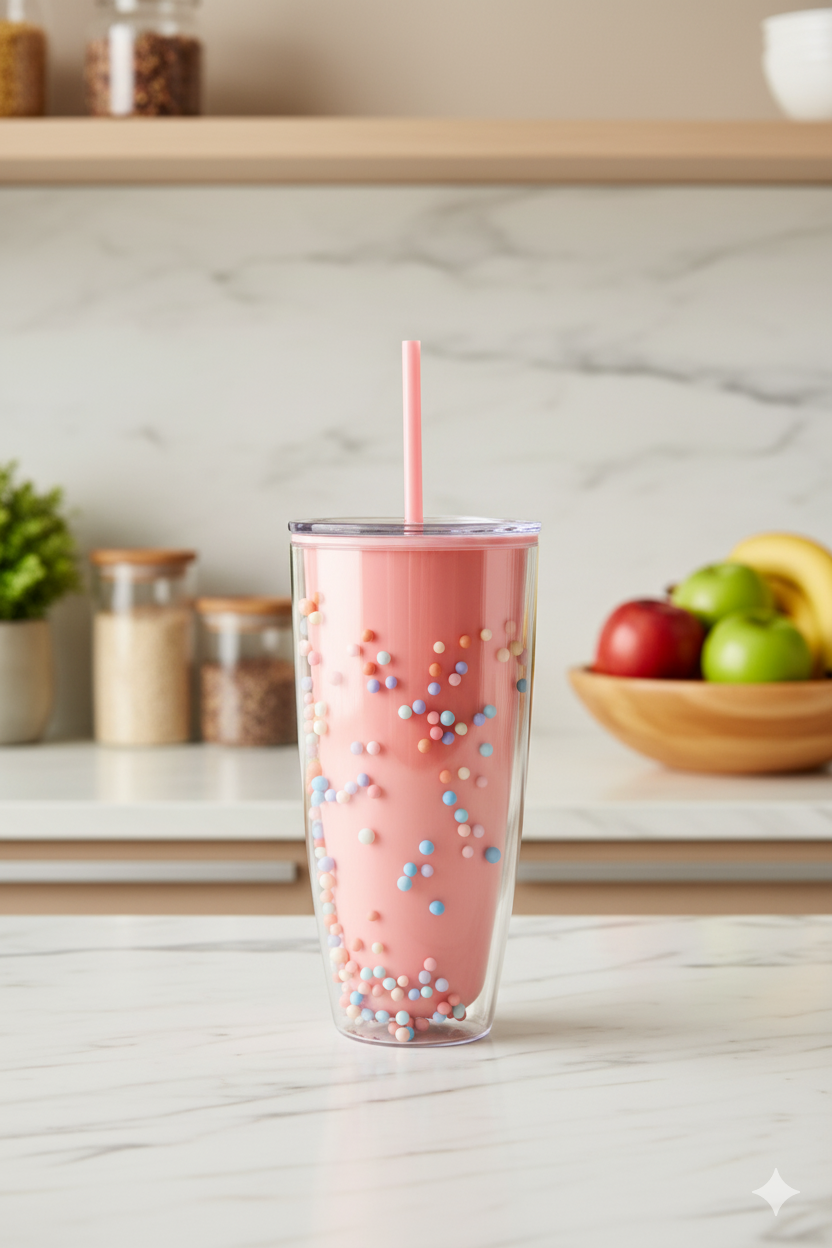 VASO PLASTICO 750 ML CONFITADO