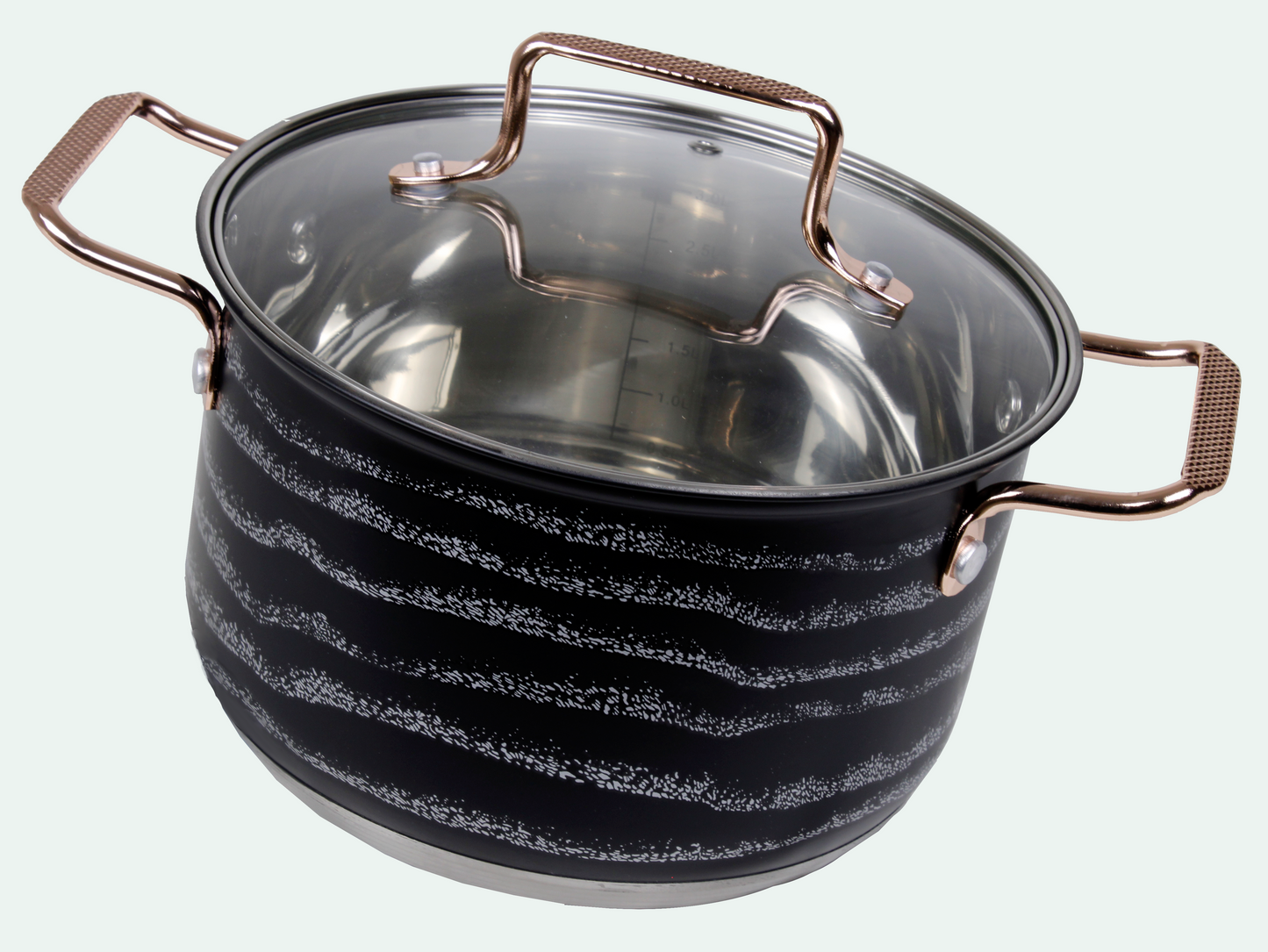 OLLA 24 CM NEGRAS