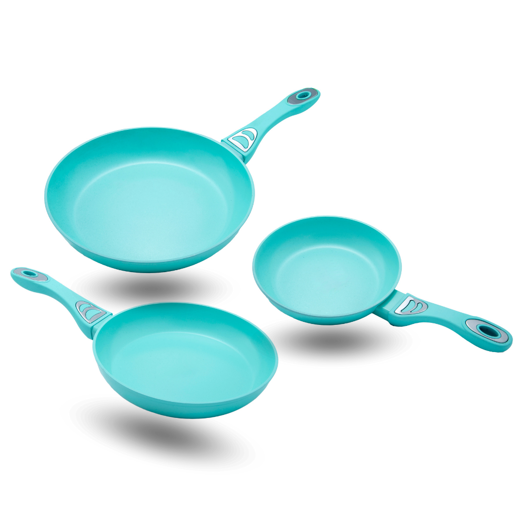 Set de Sartenes Cocinalia Jade 3pzas.