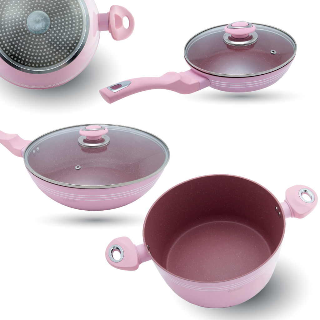 Bateria Cocinalia Flor 5pzas.