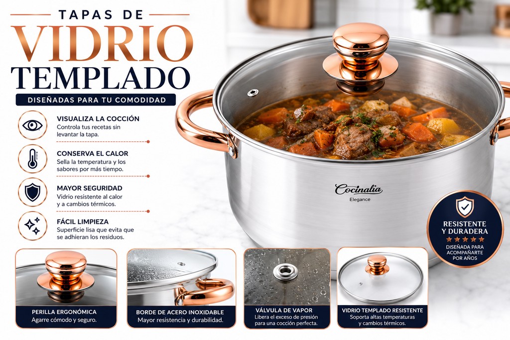 Bateria Cocinalia Elegance 12 pzas.