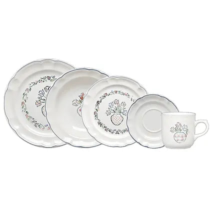 Vajilla Santa Anita Tulipan Rosa 30pzas. - Cocinalia.store