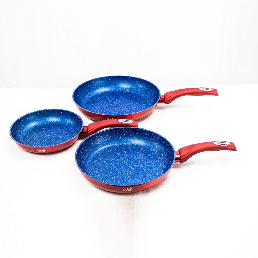 Set de Sartenes Cocinalia Antiadherente 3pzas. - Cocinalia.store