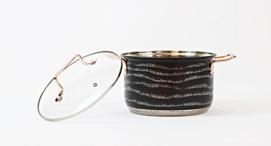 OLLA 24 CM    NEGRAS
