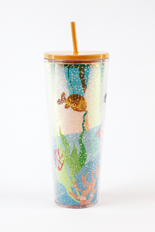 VASO PLASTICO 750 ML DELFINES