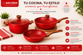 Batería de Cocina Arcoíris 5 Pzs