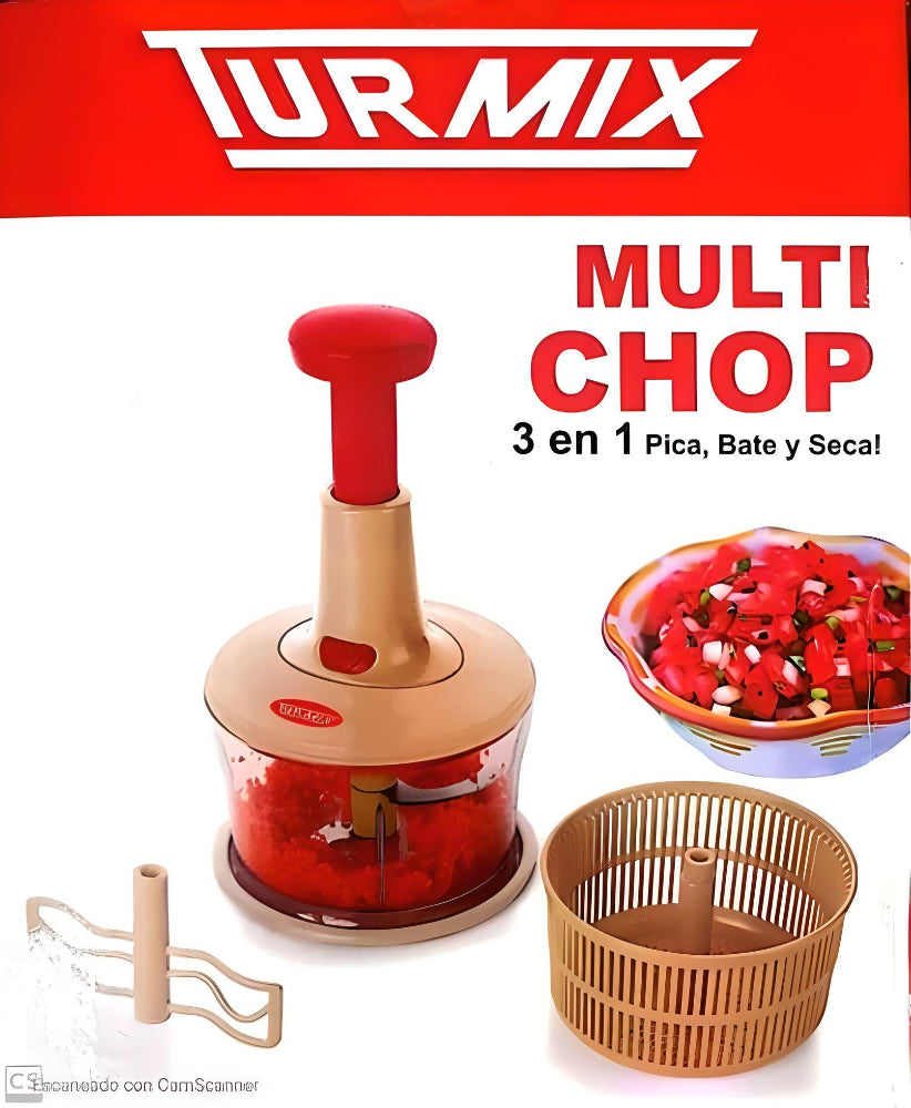 MULTICHOP 3 EN 1 (TURMIX) - Cocinalia.store