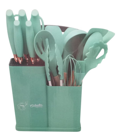 JGO UTENSILIOS DE SILICONA  19 PZ