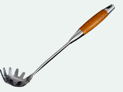 JGO 4 UTENSILIOS MANGO DE MADERA