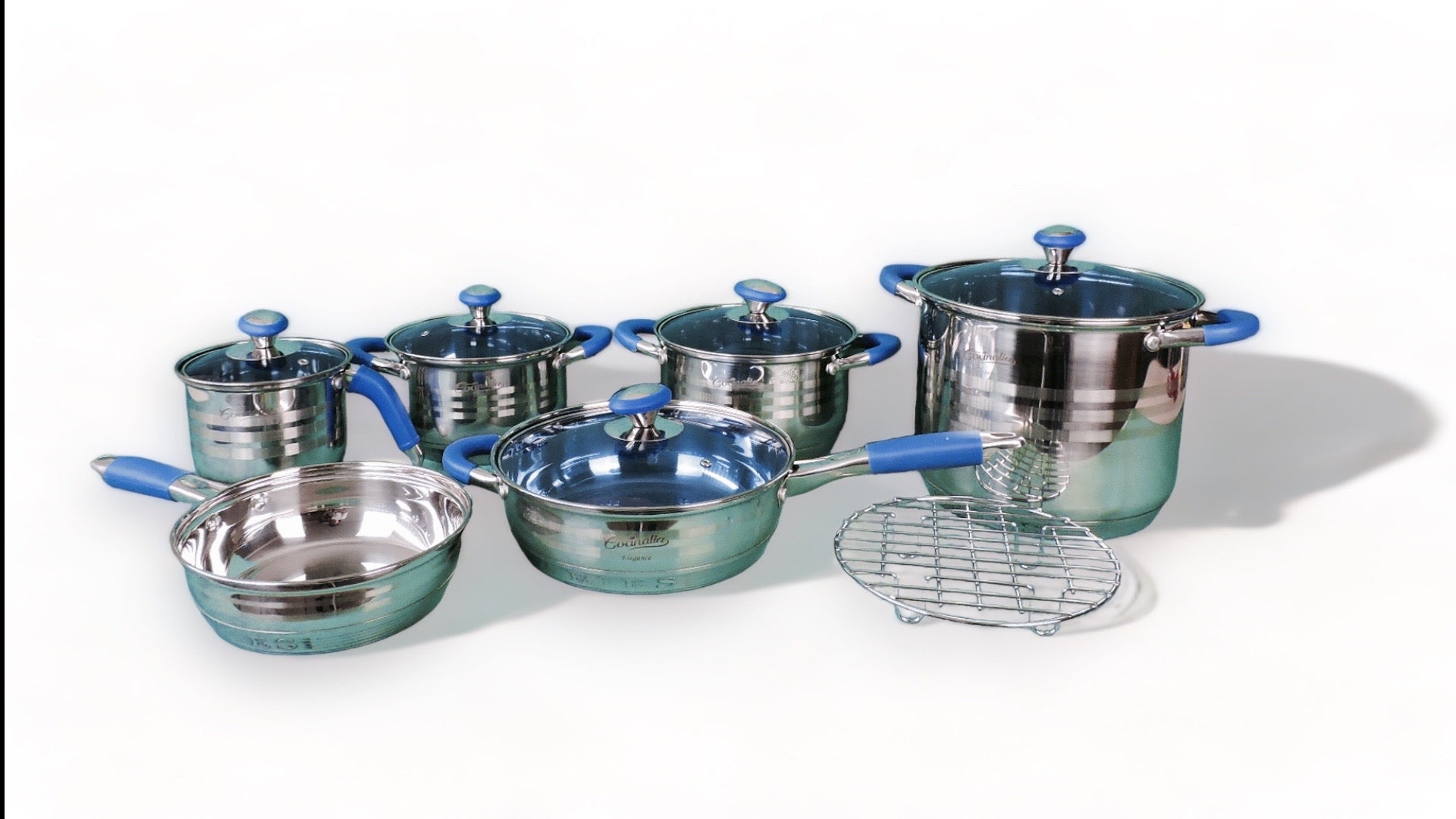 Batería Cocinalia Super Master 12pzas. - Cocinalia.store