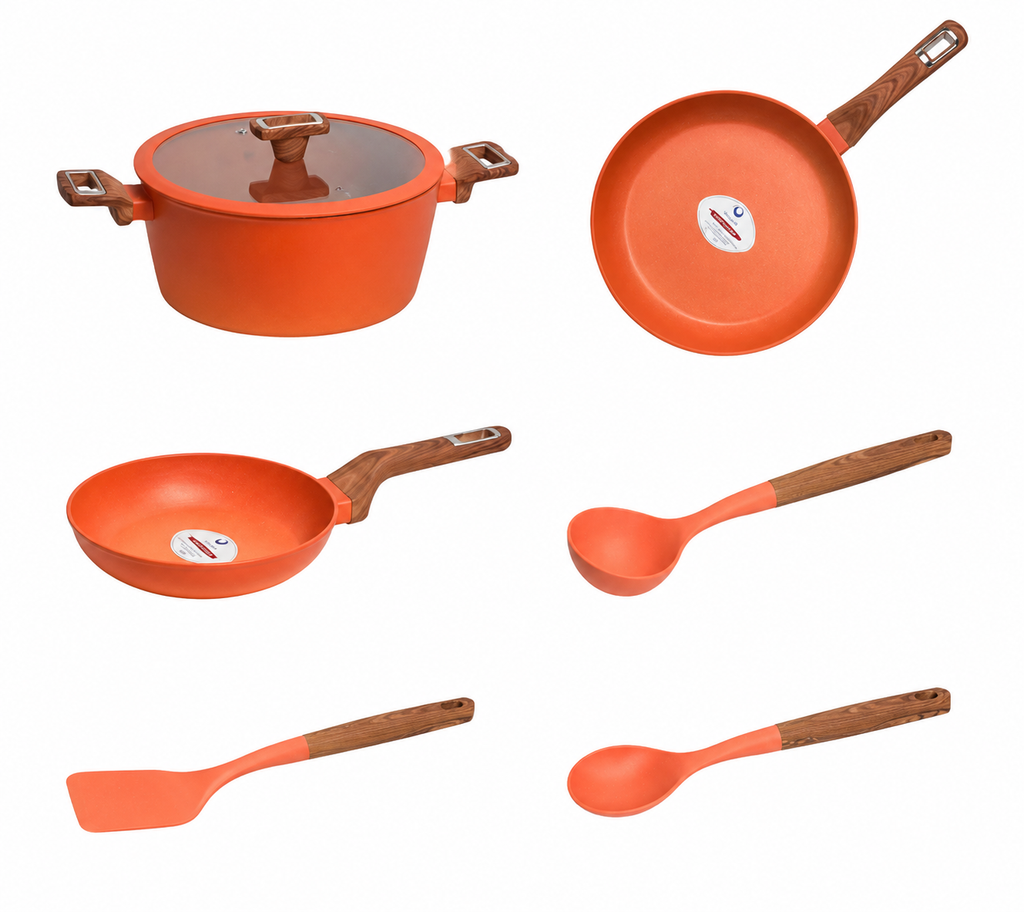 Batería de Cocina Terracota 7 PZS