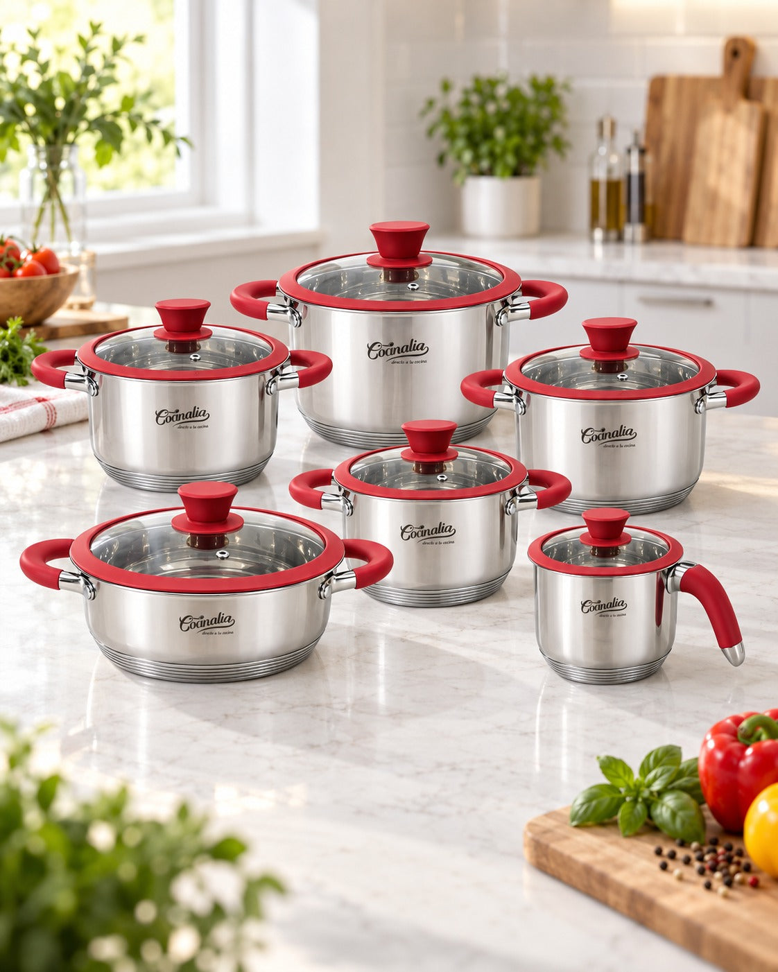 Batería Cocinalia Real 12 Pzas