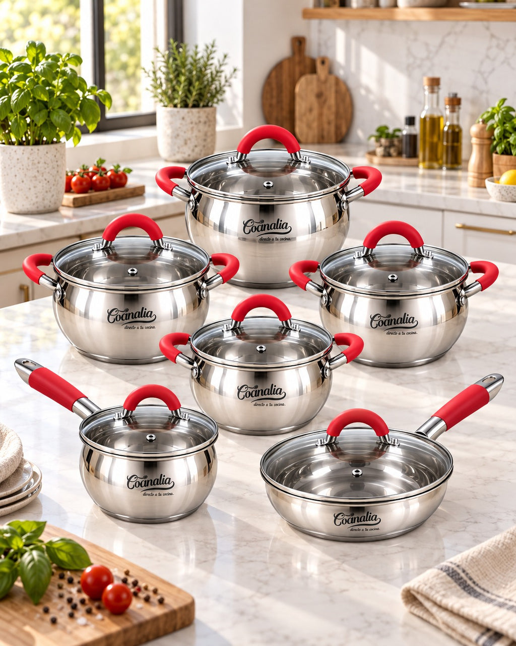 Bateria Cocinalia Grecia 12 Pzas