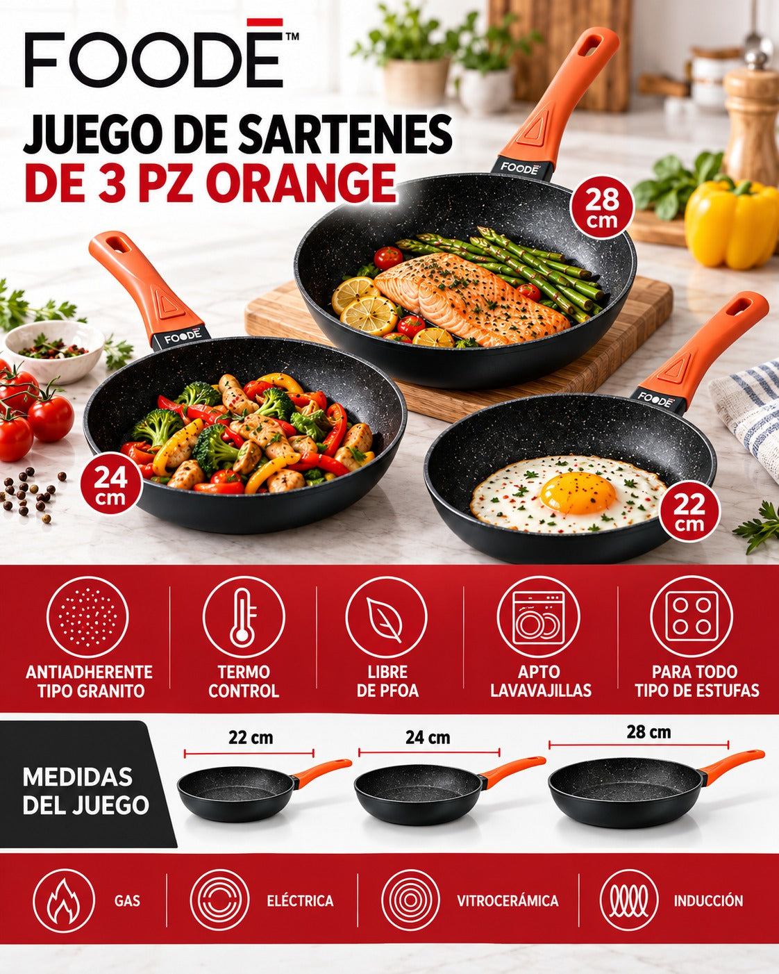 Jgo Sartenes Orange