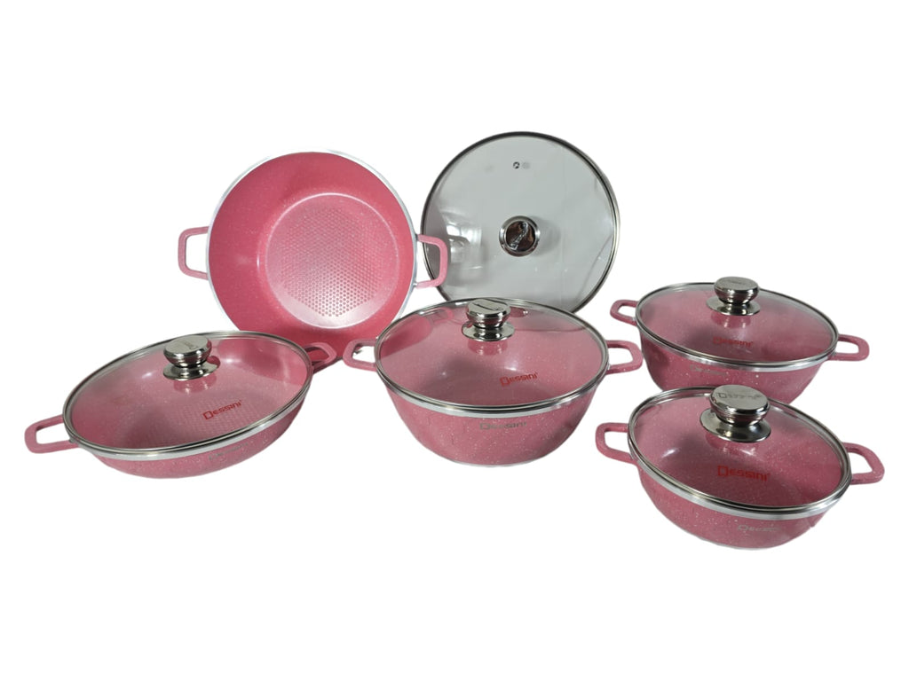 Batería de Cocina  Flamenco 10pzas.