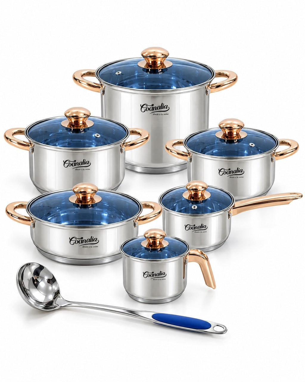 Bateria Cocinalia Stylo 13pzas.