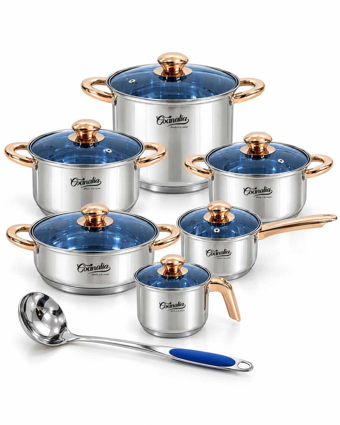Bateria Cocinalia Stylo 13pzas.