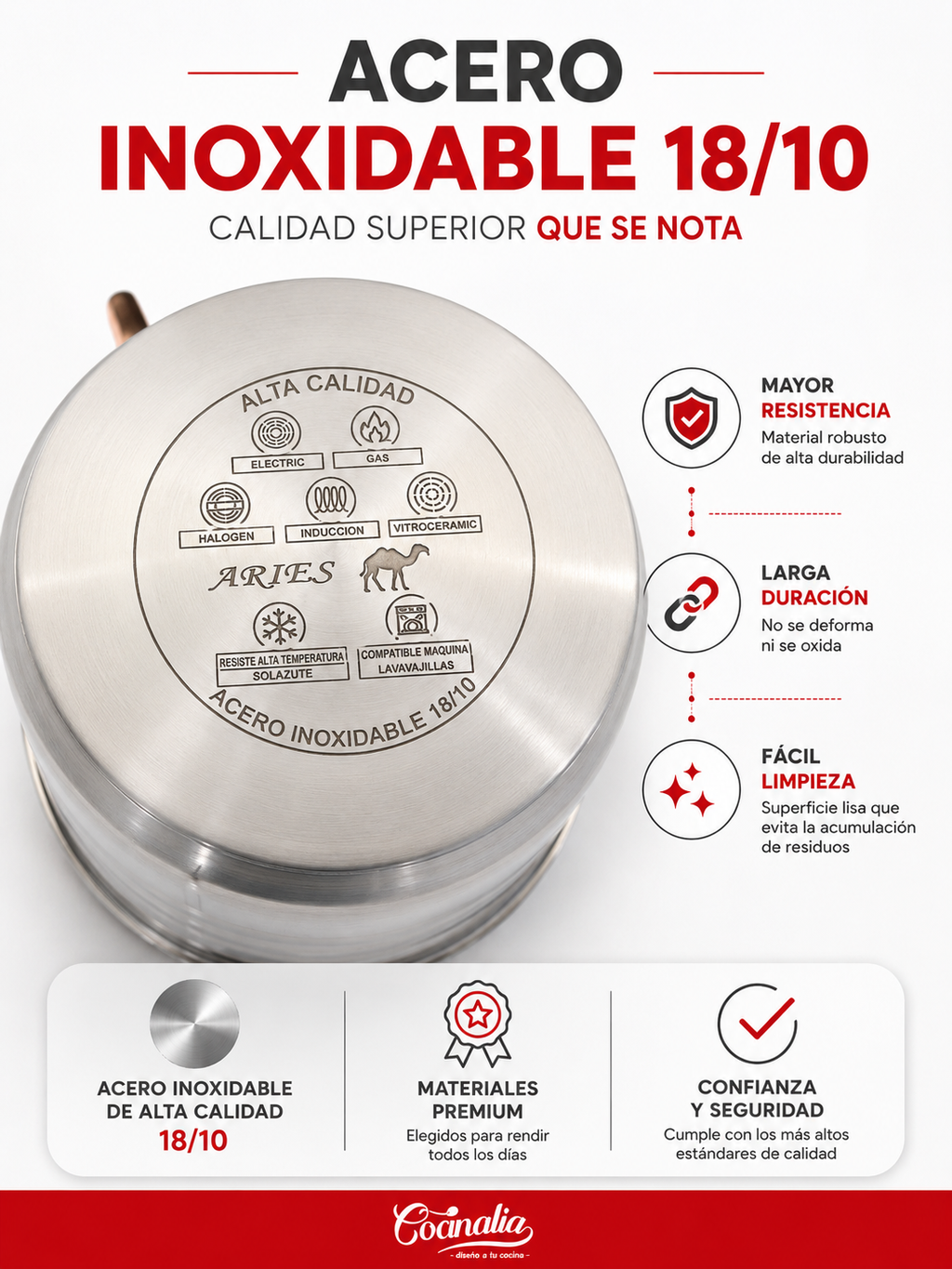 Pocillo Cocinalia 5lts.