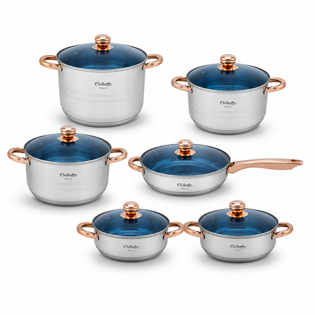 Bateria Cocinalia Elegance 12 pzas.