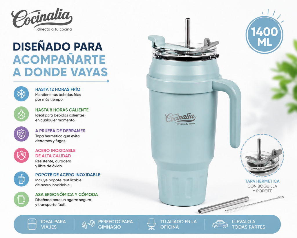 THERMO ACERO 1400 ML