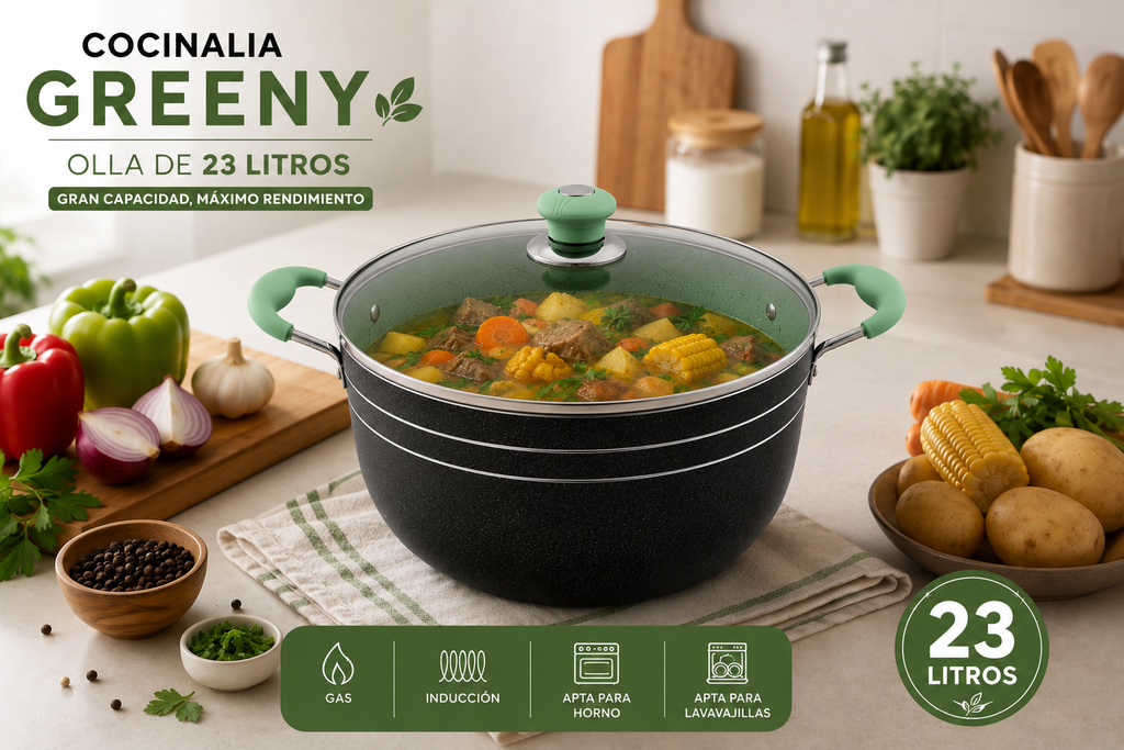 Olla Cocinalia Greeny de 23LITROS.